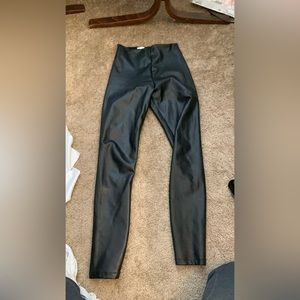Abercrombie and fitch vegan leather leggings